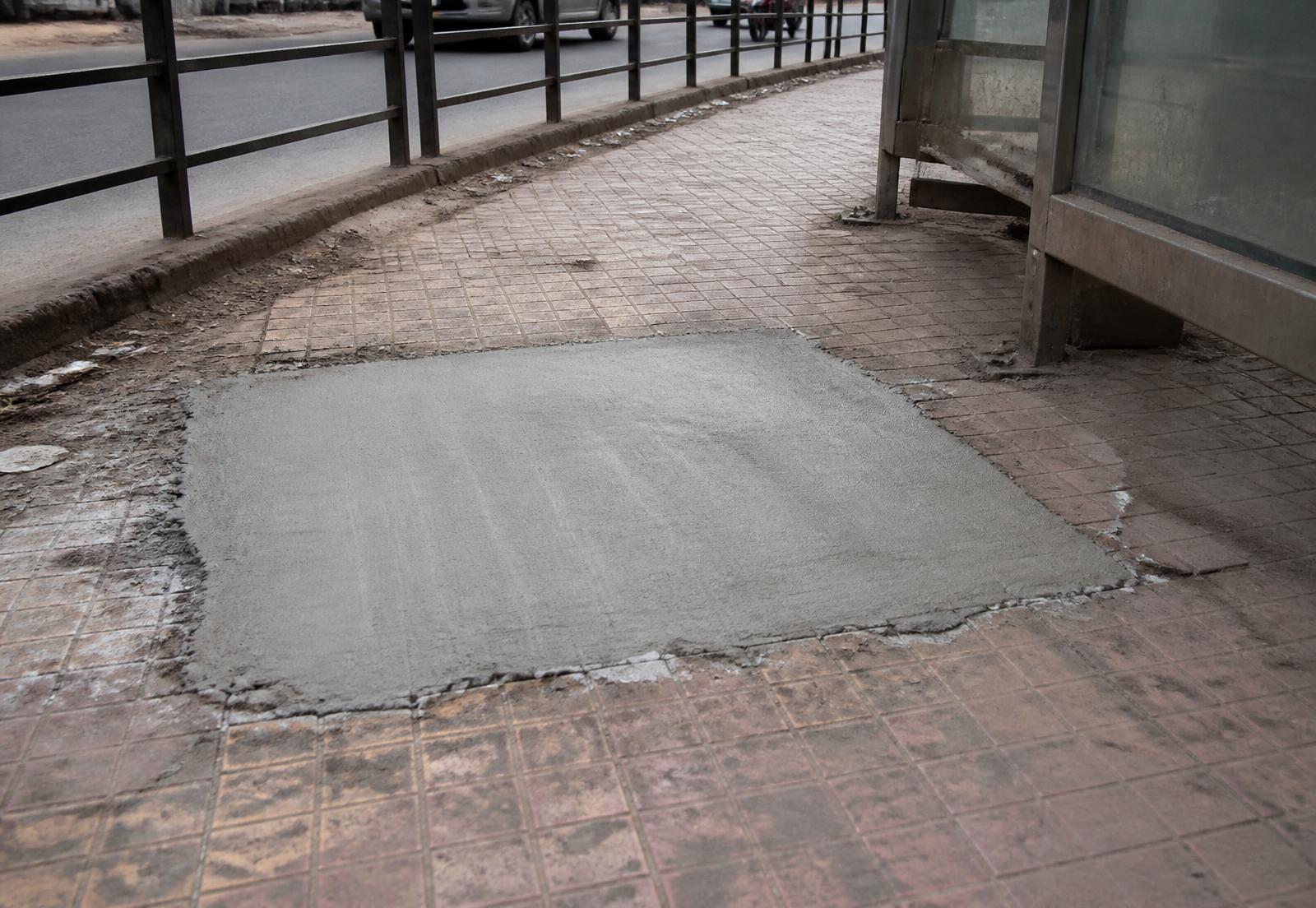Kothrud Bus Stop Slab